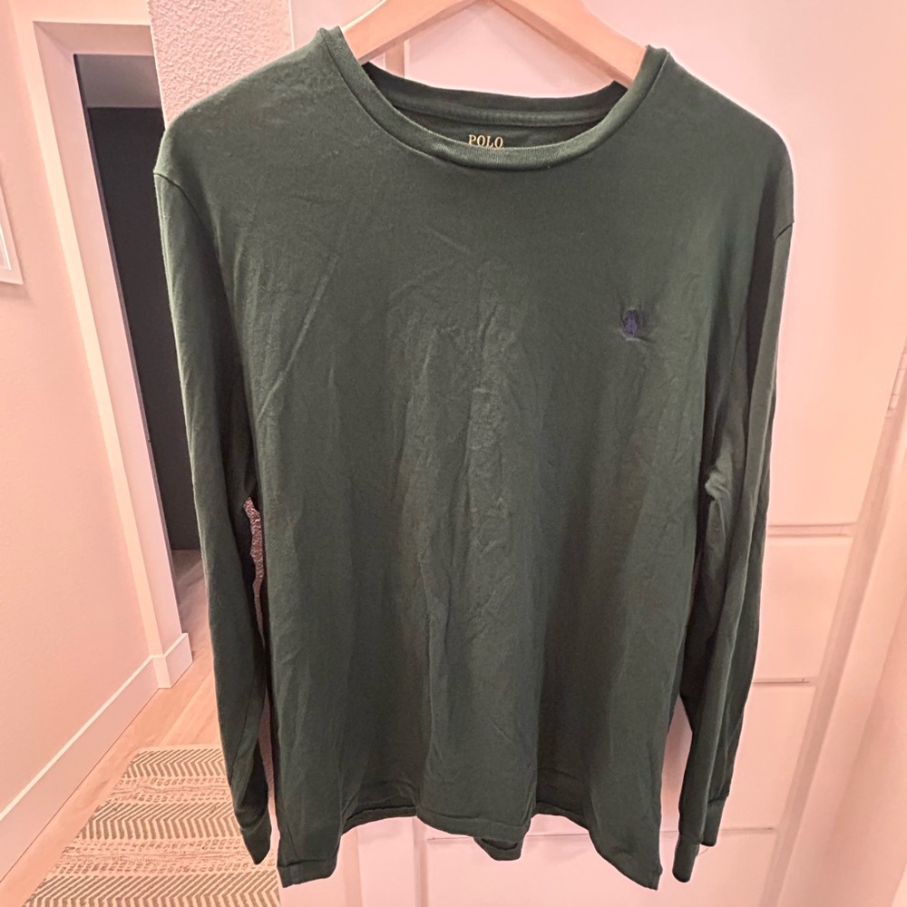 Polo by Ralph Lauren Forest Green Long Sleeve Tee